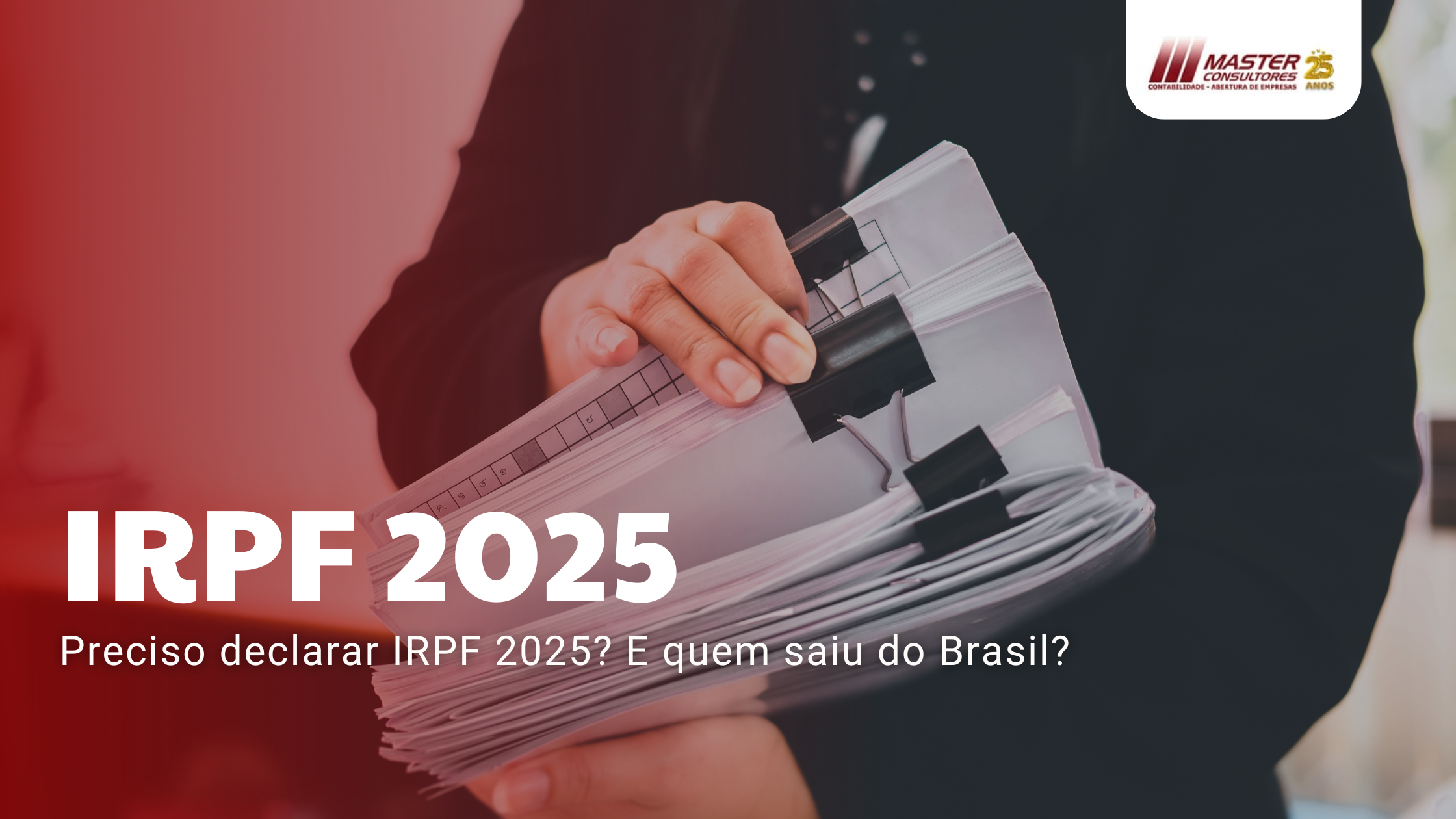 Irpf 2025 Art - Contabilidade na lapa - SP | Master Consultores